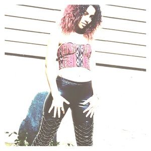 Sexy Chic Black faux leather Pants